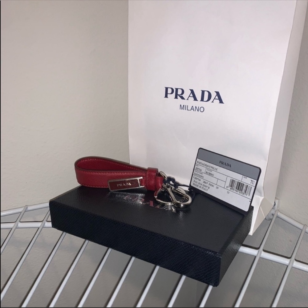 NWT Prada Key Fob/ Keychain